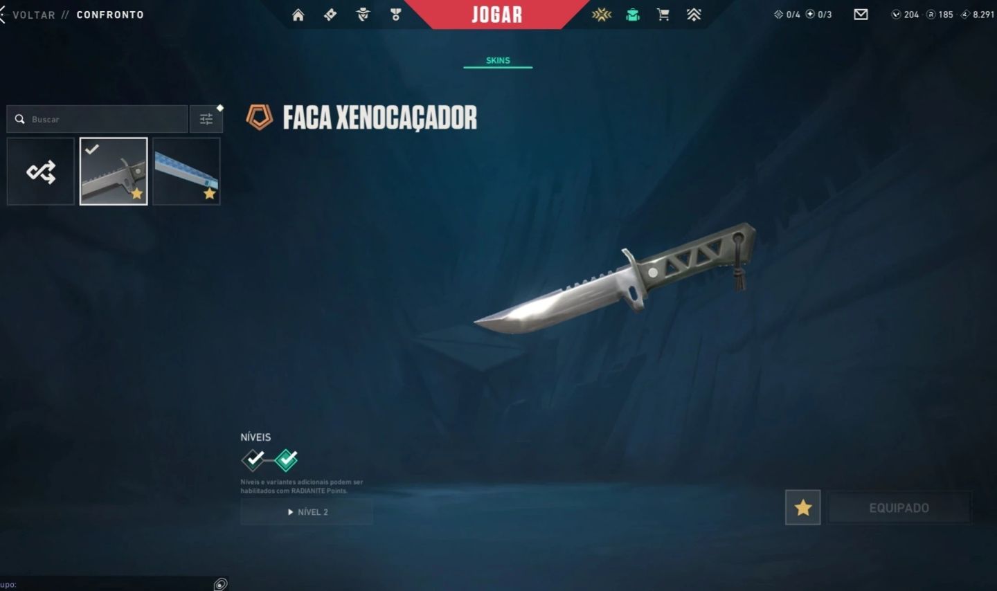 Conta Valorant Com XenoCaçador E Outras Skins