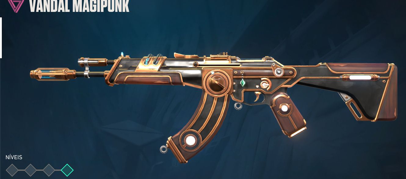 Conta com diversas skins, sem jogar a alguns meses