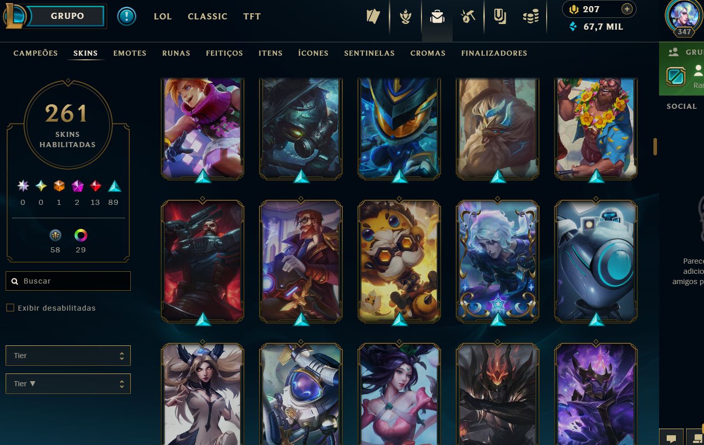 [ENTREGA AUTOMÁTICA] CONTA LOL LEVEL 347 UNRANKED (PRONTA RANKED) - FULL ACESSO!