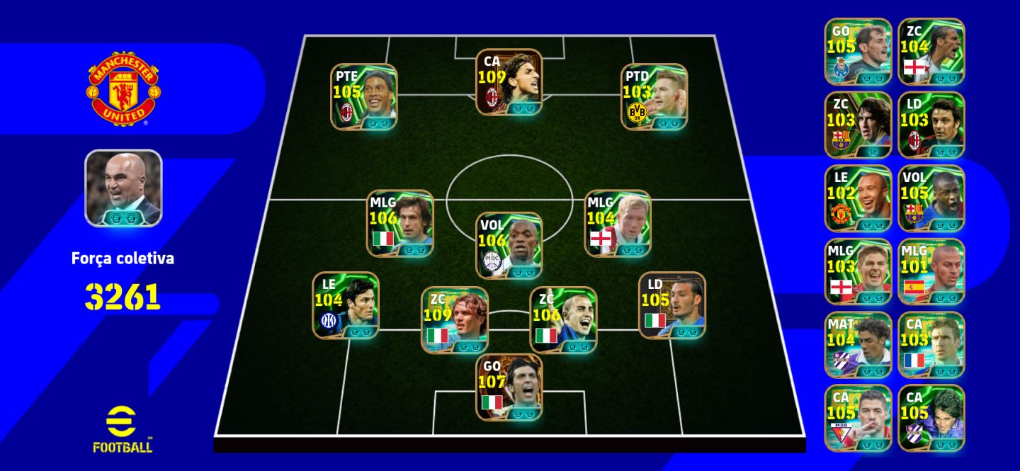 CONTA PREMIUM eFootball OPORTUNIDADE Força total: 3261+