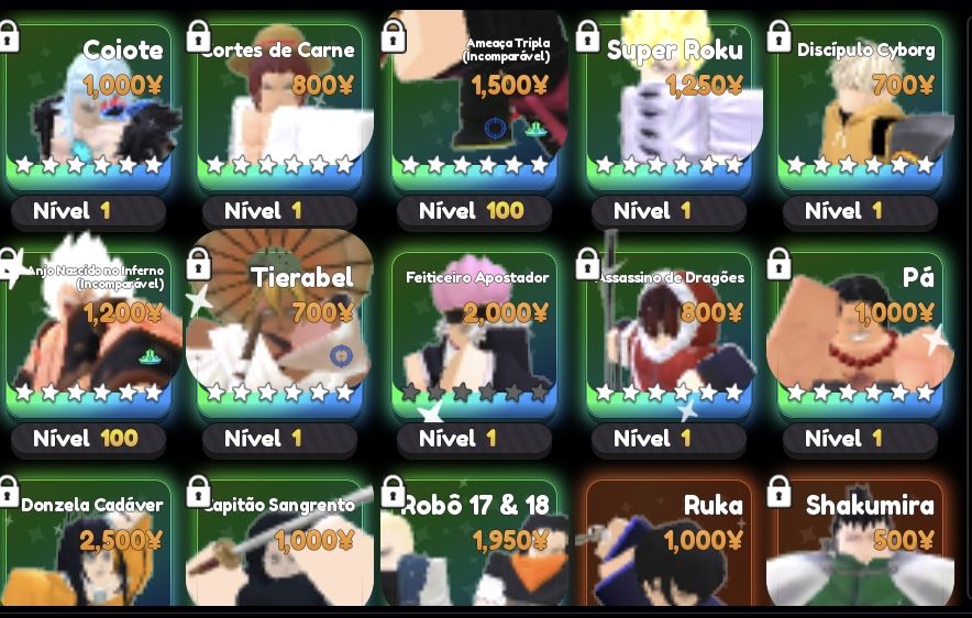CONTA DE ANIME ADVENTURE, UNIVERSAL TOWER DEFENSE, ANIME VANGUARDS