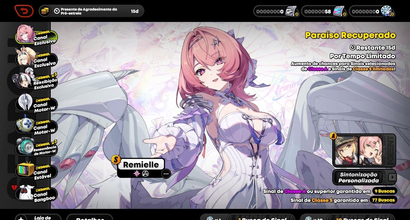 Conta de zzz com promeia m1w1+ramielle