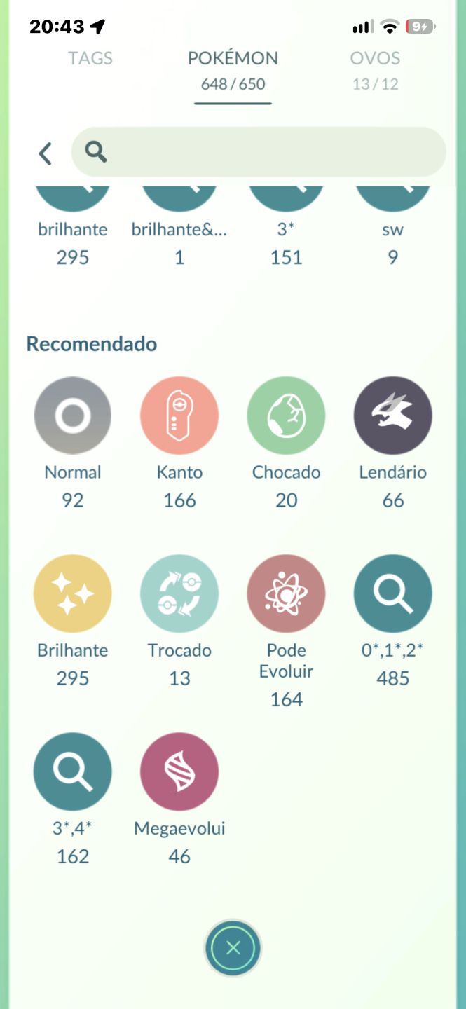 Conta Pokémon to level 71