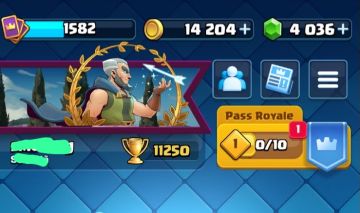 Conta de clash Royale 11,250k de troféus