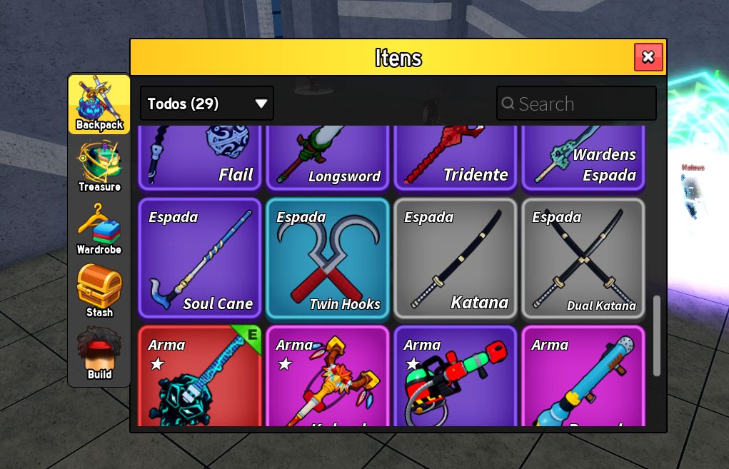 Conta Blox Fruits full maestria em armas / frutas, 2 raças v4