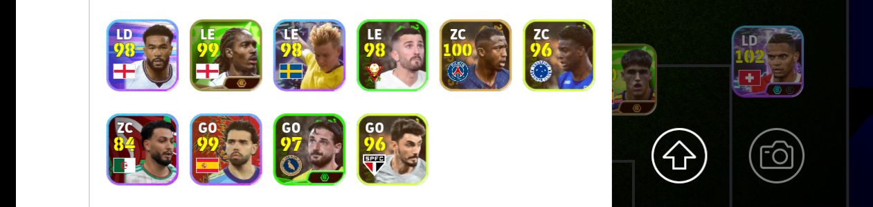 CONTA EFOOTBALL MESSI 109 MAT + AGÜERO 104 + SUÁREZ 104 + CASILLAS 105 3166