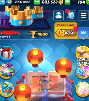 CONTA BRAWL STARS + CLASH ROYALE - 14680 TROFÉUS - 57 Brawlers --> 4 LEGENDS