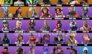 Conta de Fortnite com passe season 3 e umas skins