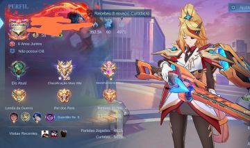 Conta Móbile legends Colecionador Prestigiado