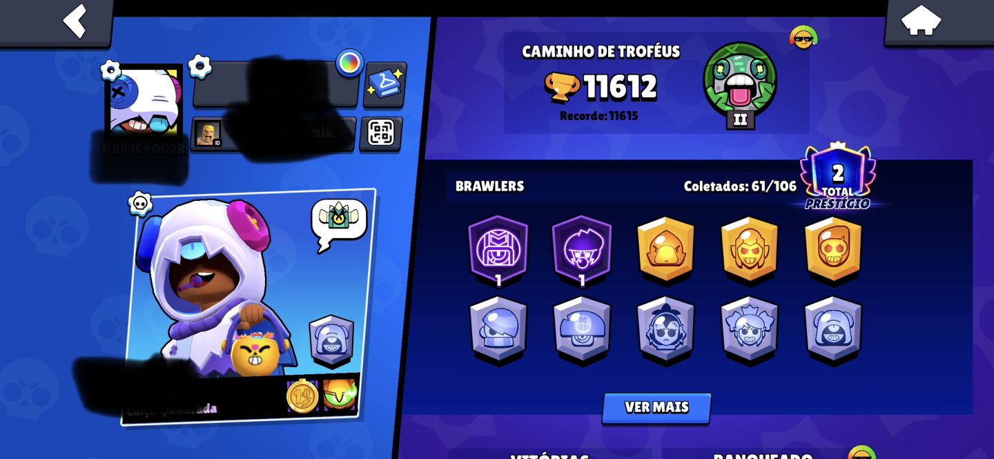 Conta de Brawl stars 11k de troféus