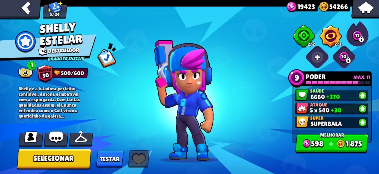 Conta antiga Brawl Stars com skins raras e colabs!!