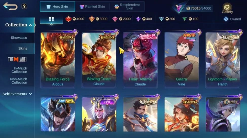 351 SKINS - FULL EMBLEMAS - FULL HEROIS