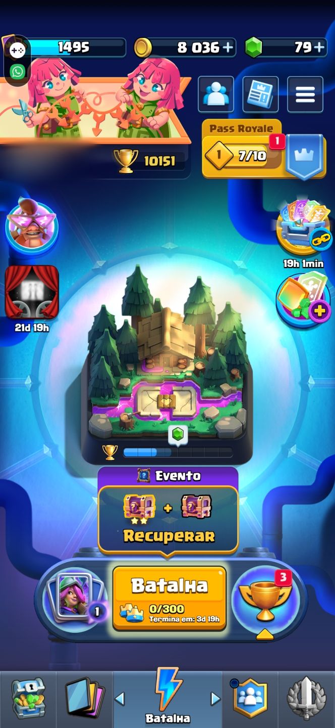 Conta Clash Royale 10k