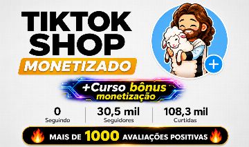 TikTok Shop - TikTok monetizado, Contas Monetizadas, Live Studio - Seguidor Real