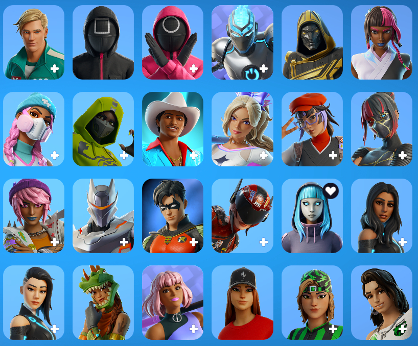 Conta Fortnite com +600 skins