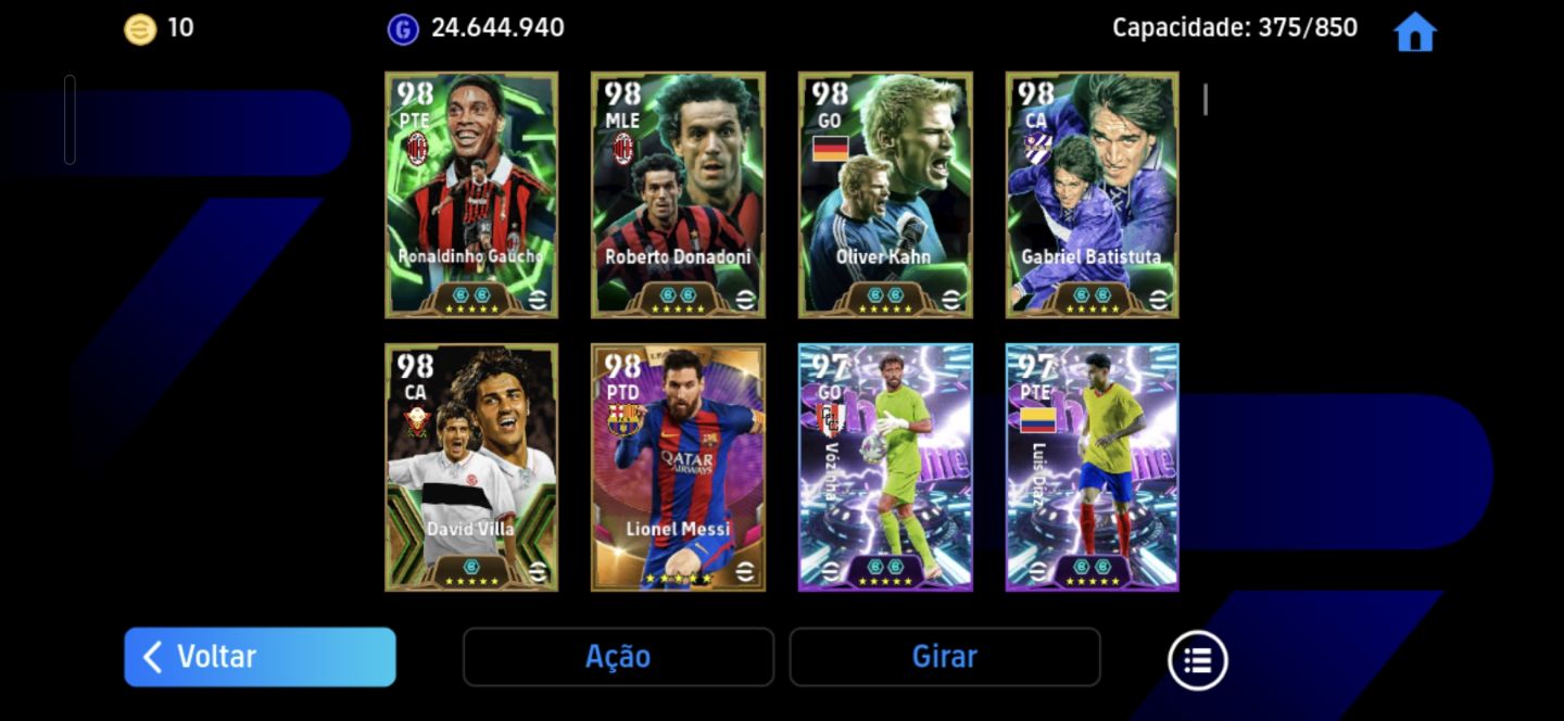 Conta efootbal