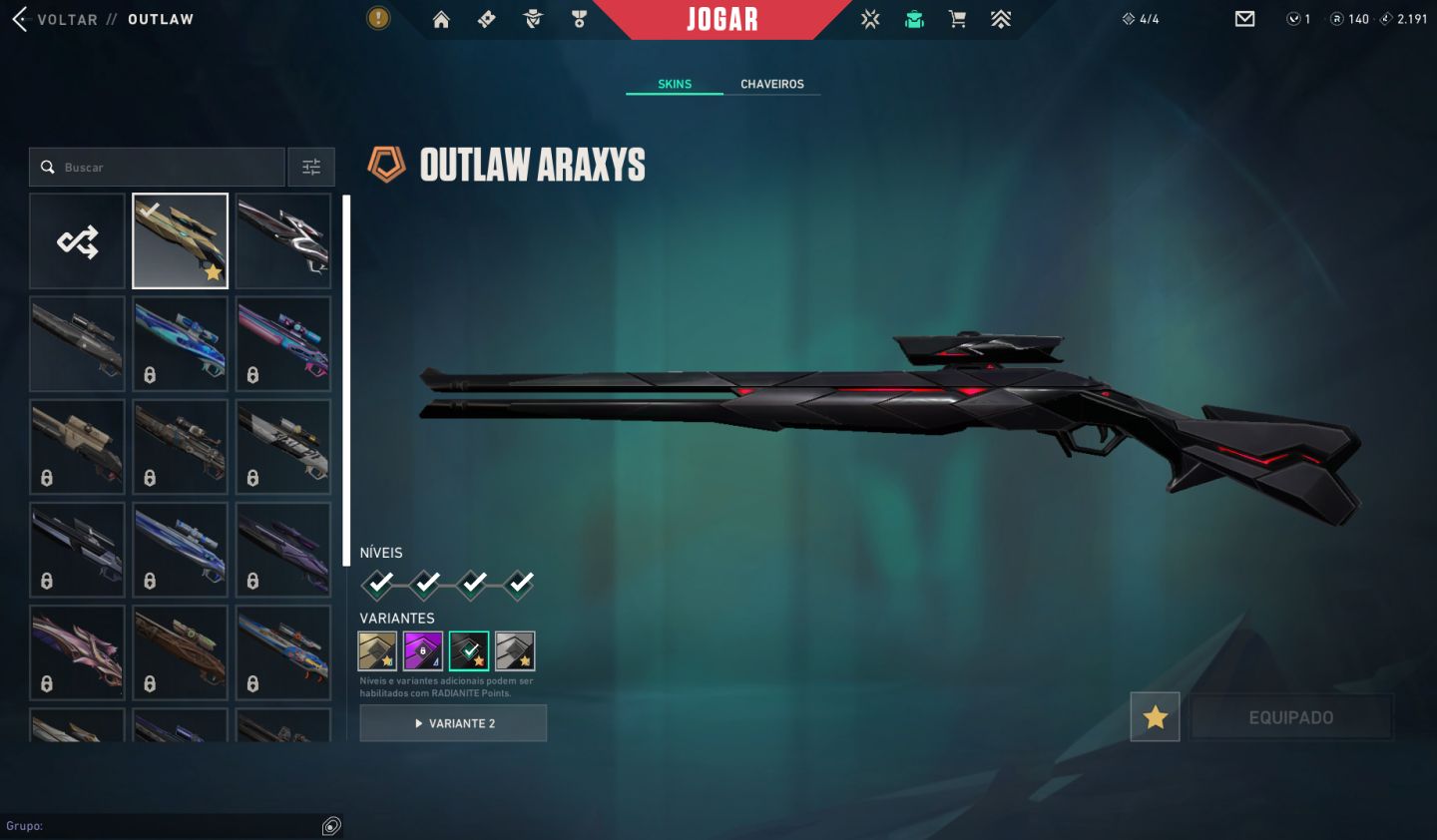 Conta valorant +42 skins (valor negociável)