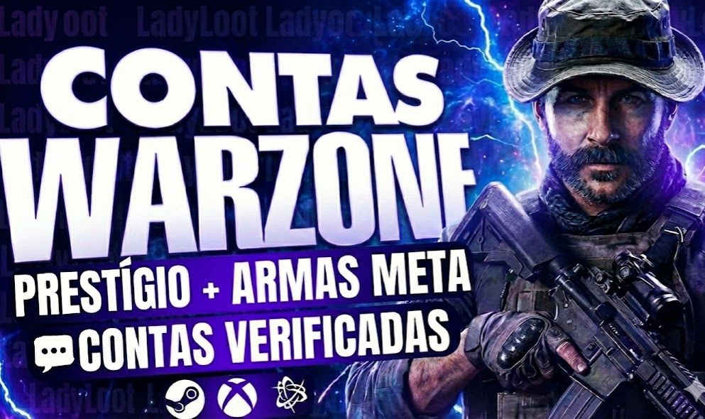 CONTAS WARZONE VERIFICADAS + PRESTÍGIO | ARMAS META | STEAM/BATTLENET/XBOX