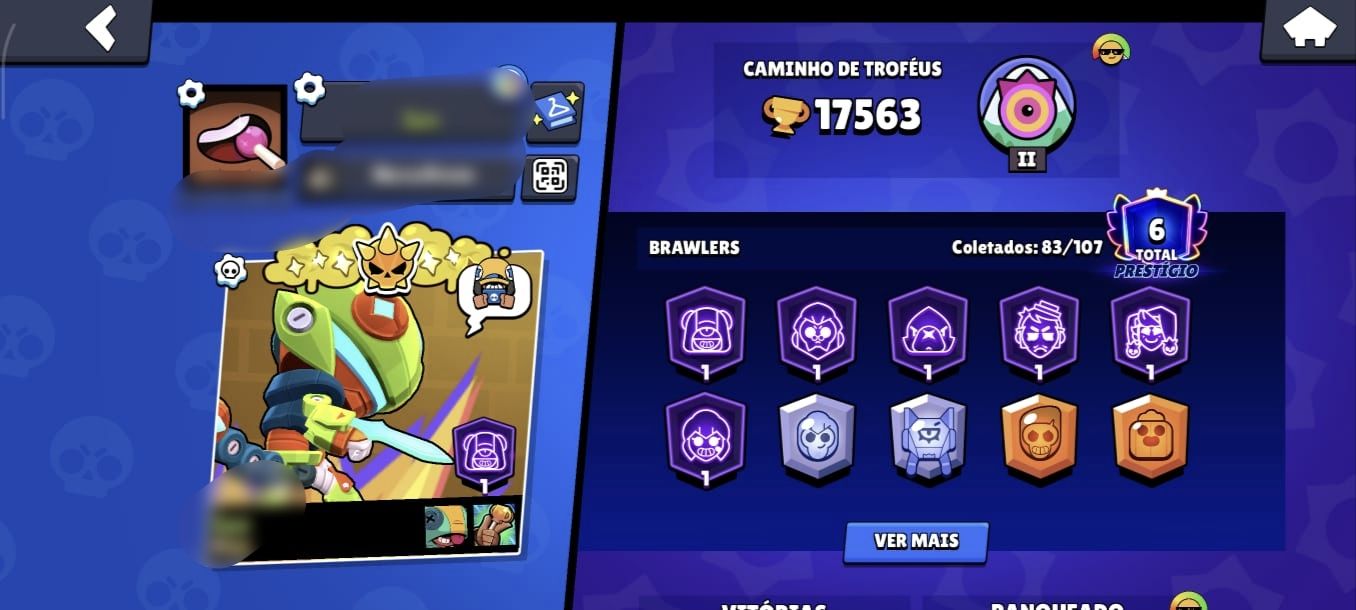 Conta Combo | Clash Royale + Brawl Stars + Clash of Clans | BS 17.563 Troféus |