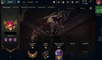 [ENTREGA AUTOMÁTICA] CONTA LOL LEVEL 41 OURO 1 (PRONTA RANKED) - FULL ACESSO!!!
