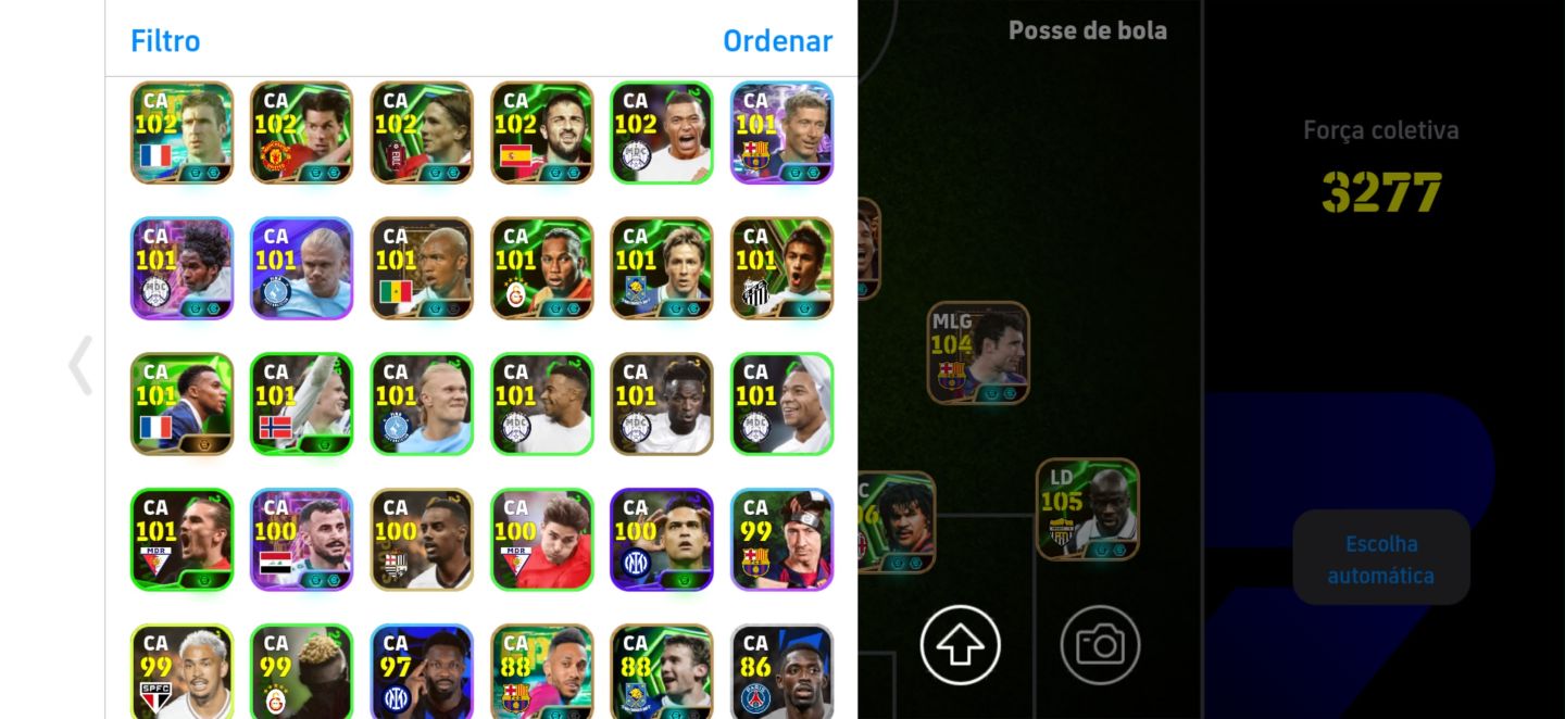 Conta Efootball trio MSN