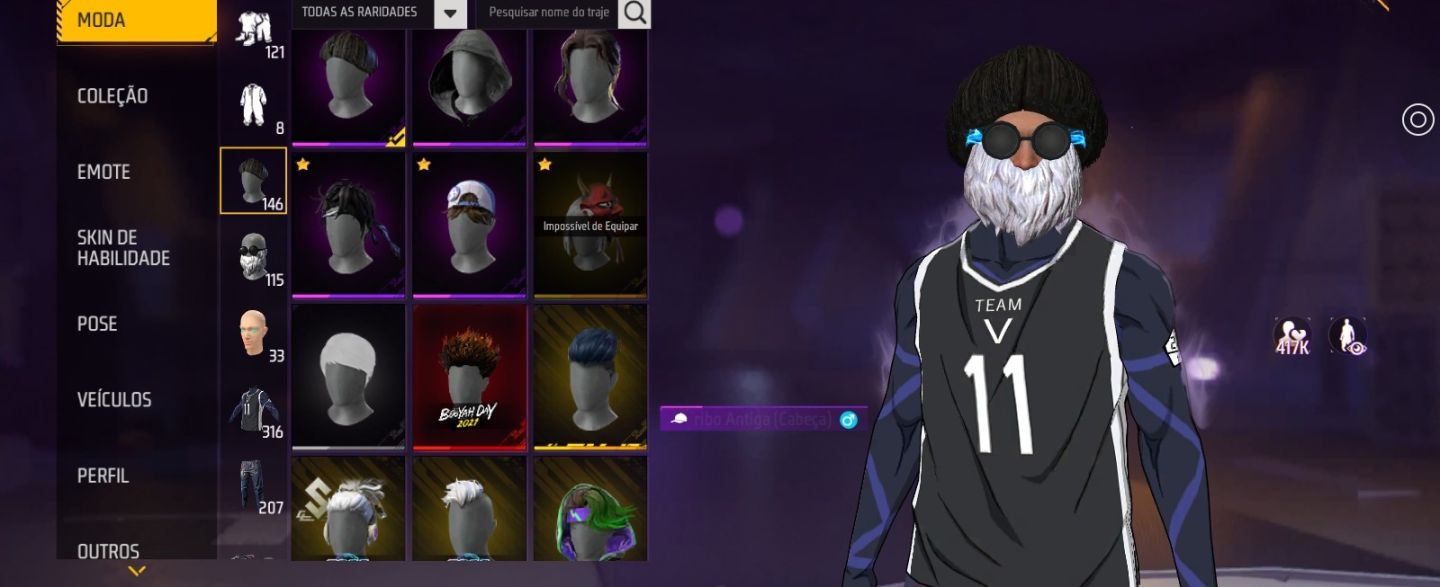 CONTA FF RARA BARBA DO VELHO+CALÇAS DOWN+6ANOS+JIRAIYA+ONE PUNCH MAN ETC