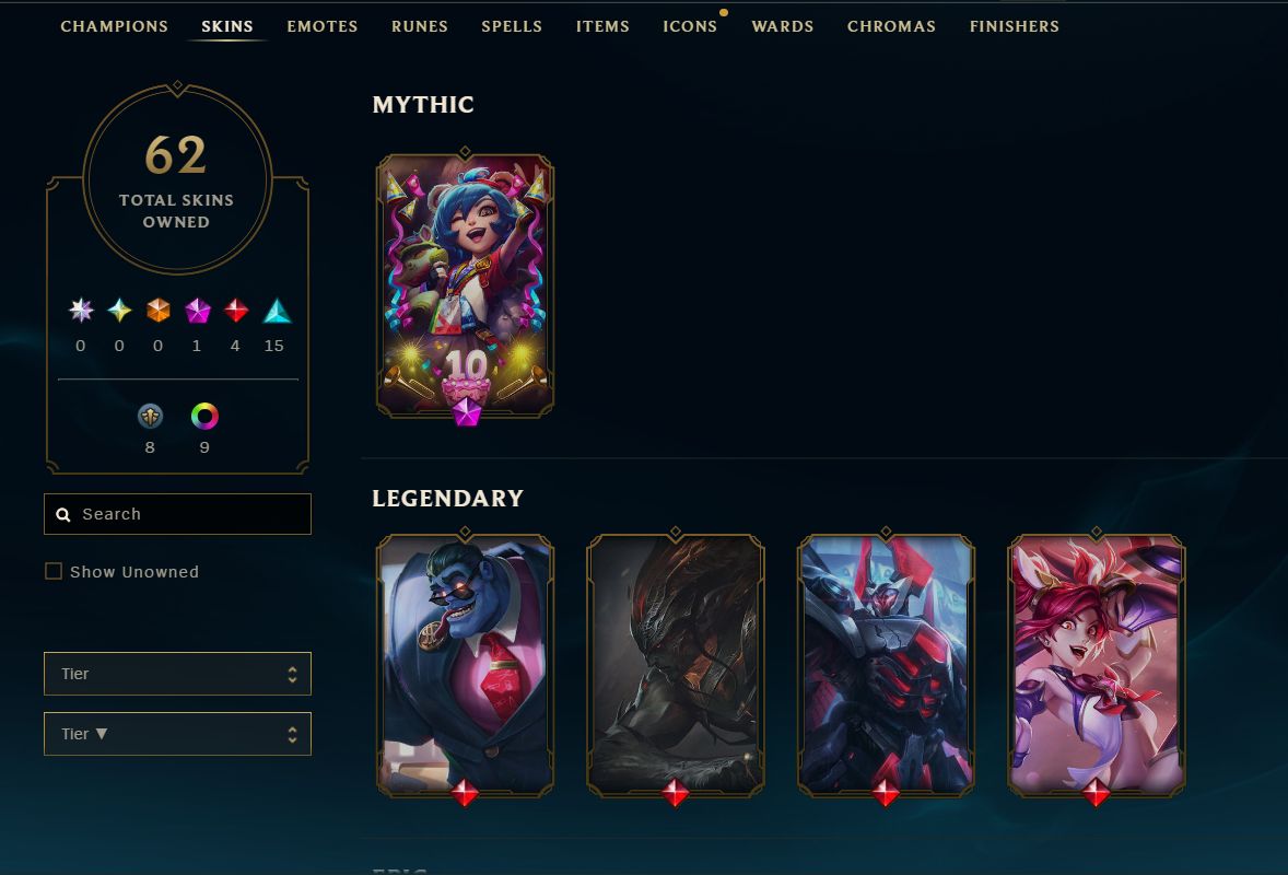 Conta Diamante 4 71% Winrate