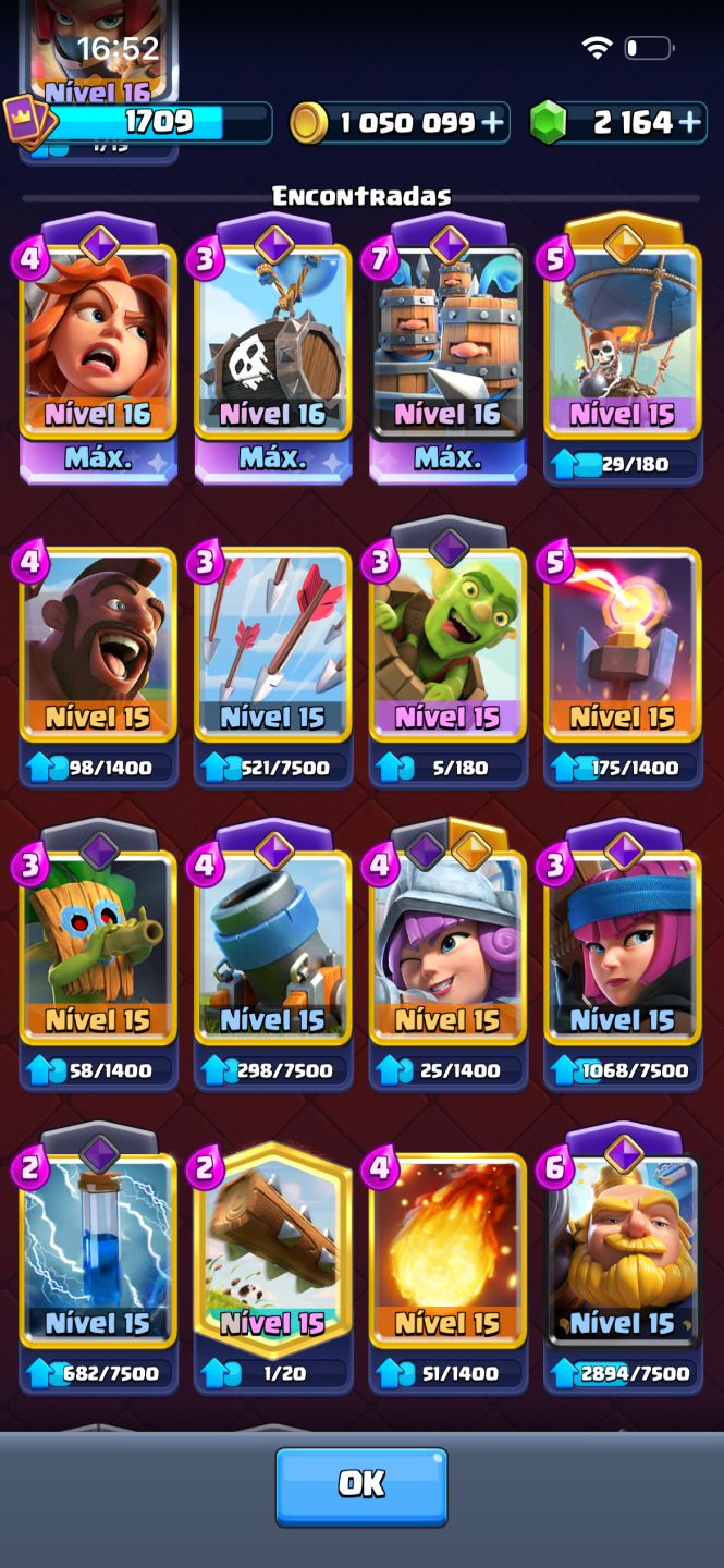 Conta Clash Royale Profissional muito Rara