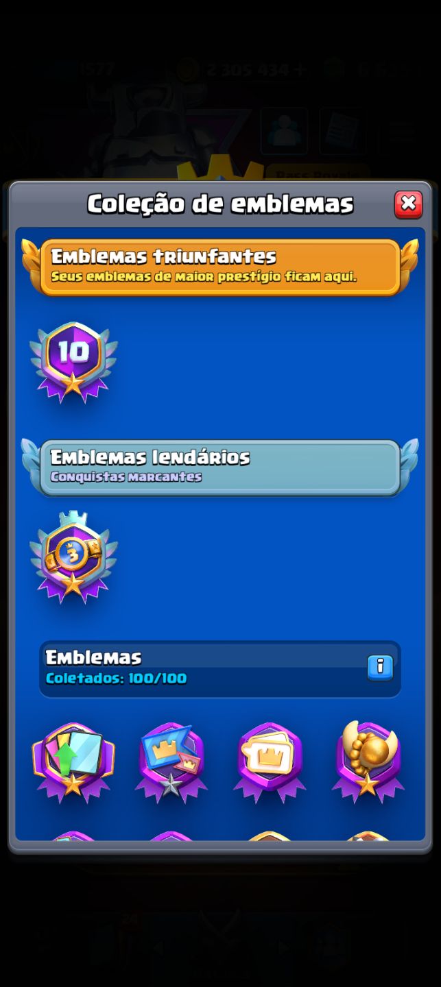 CONTA CLASH ROYALE 10 ANOS (Full Acesso) NEGOCIO- SEM TROCA