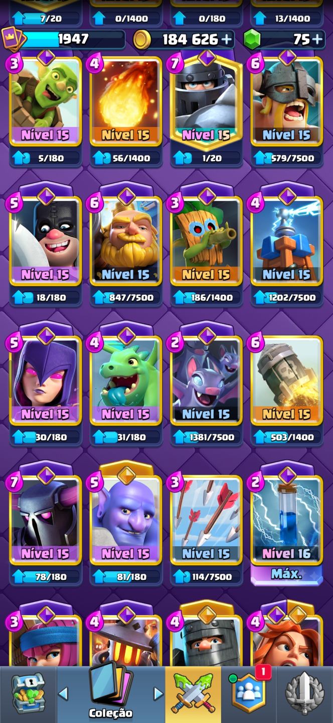 Conta Clash Royale Nível 16 | ! Conta Clash Royale Nível 16 | Desde 2018