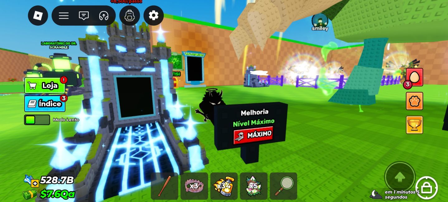 CONTA STEAL AN EGG | 529,9B DE VELOCIDADE | $7,7Qa | 19 PETS ATIVOS
