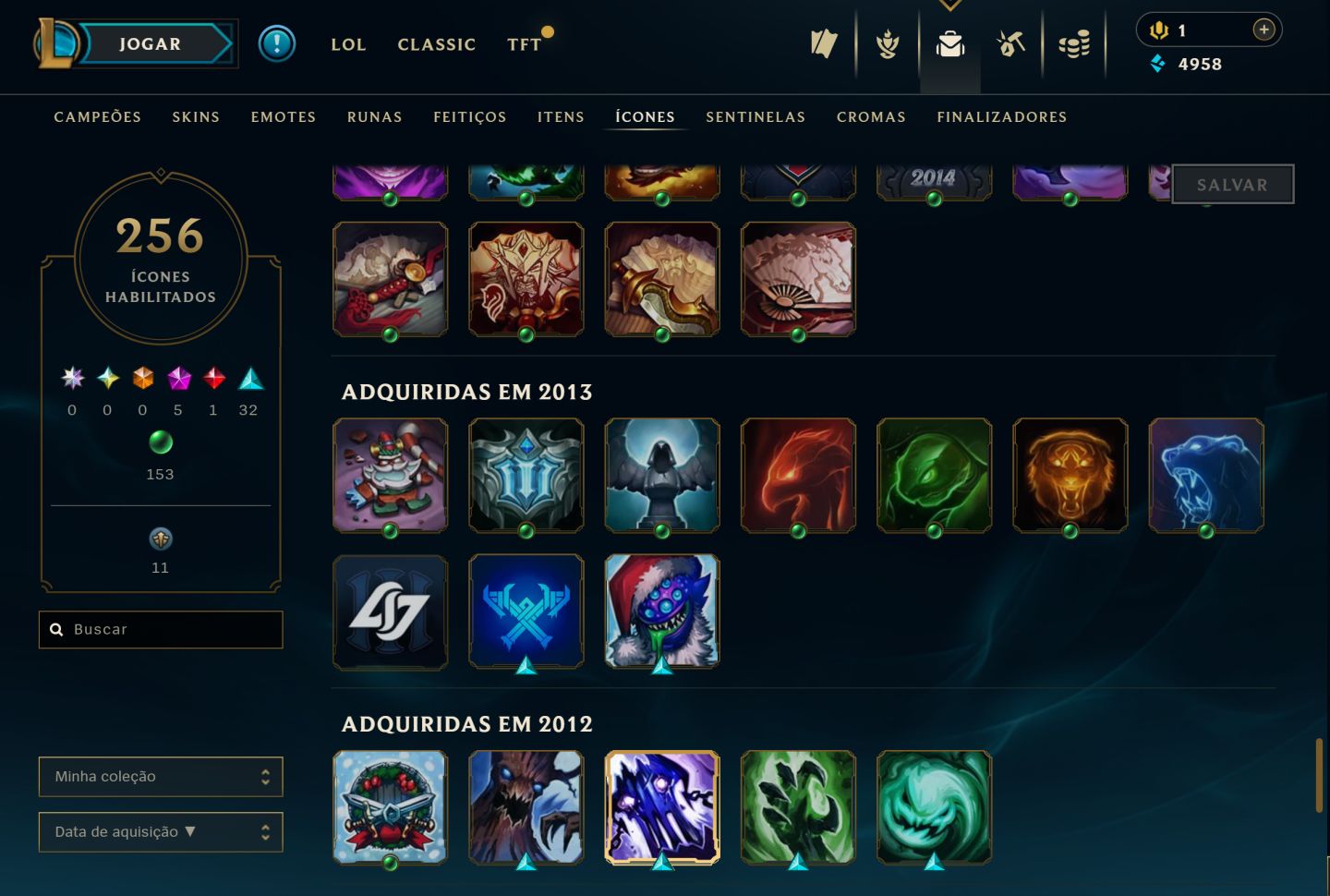 CONTA LOL ANTIGA LV 188 COM KAYLE JUIZA SEASON 1 ATUAL UNRANKED