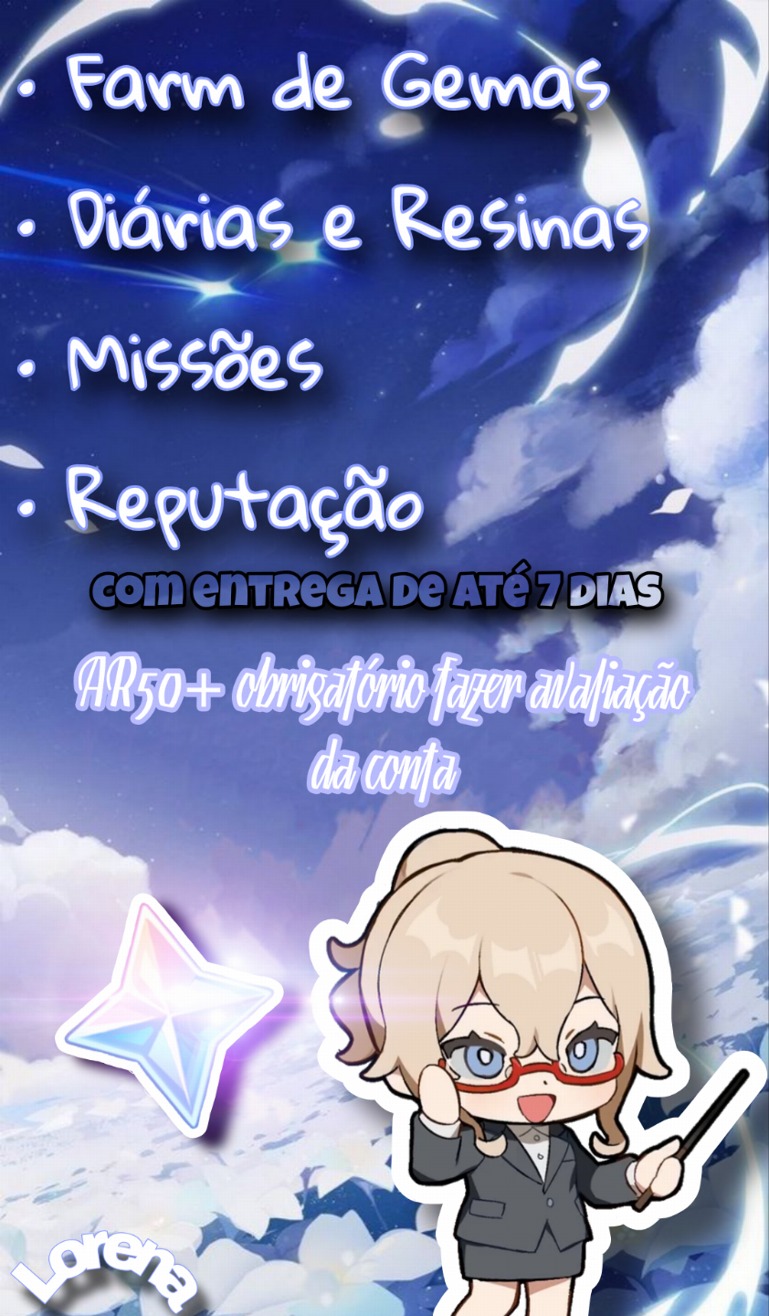 SERVIÇOS GERAIS - Genshin Impact | por Lorena
