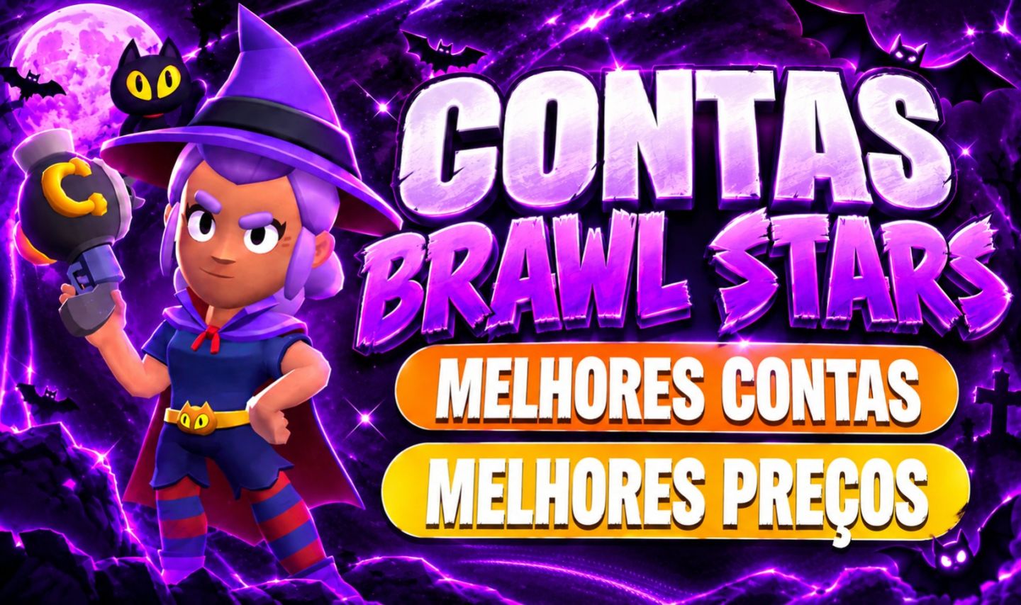 Contas Brawl Stars - Antigas - Skins Exclusivas - Melhores Contas - Melhor Preço