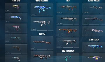 Conta de valorant com muitas skins e pacote kuronami