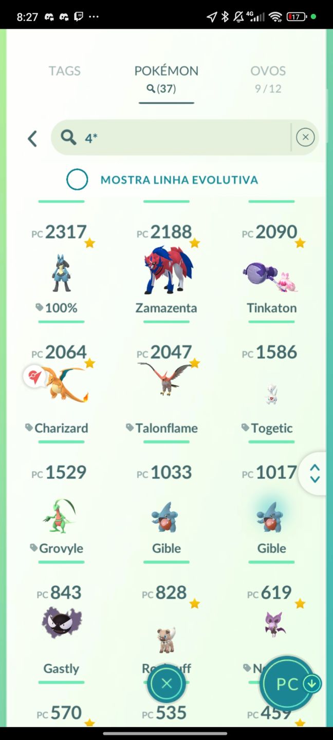 CONTA POKÉMON GO NÍVEL 47 MEWTWO 100%