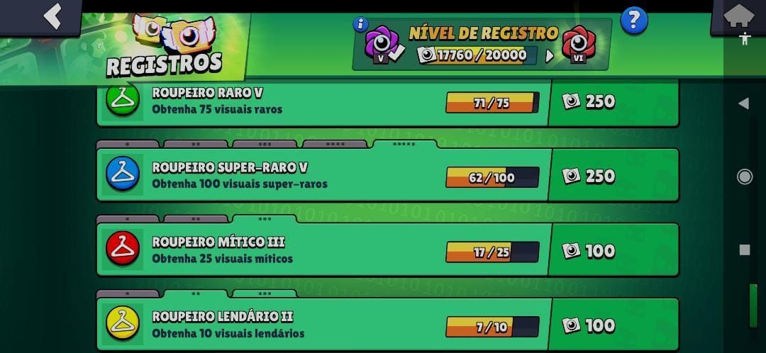CONTA BRALW STARS END GAME