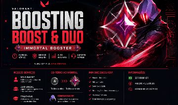 BOOST VALORANT - MD5 - SOLO/DUO - WINRATE ALTO - ENTREGA RAPIDA