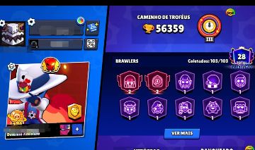 Conta de Brawl Stars + Conta de Clash Royale 9.000 Troféus Para Sair Logo!