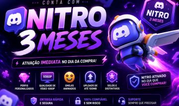 PROMOCAO !!!! Conta Ja nitrada 3 meses! ( comeca a valer do dia da compra)