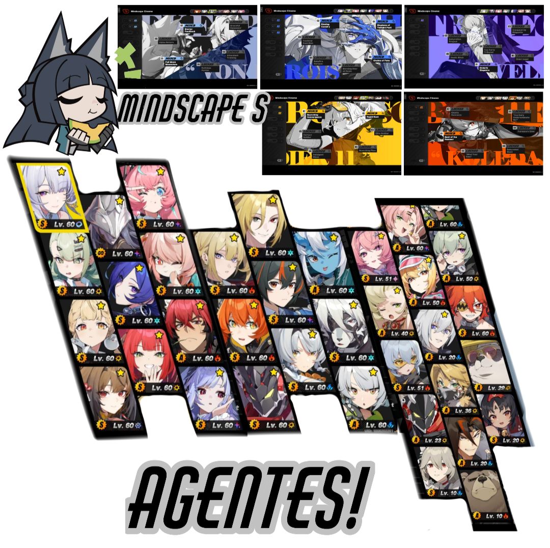 CONTA HOYOVERSE PREMIUM | GENSHIN + ZZZ + HSR | AR60 | ENDGAME | MUITOS T5 e +!