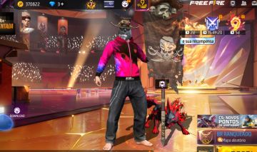 Conta de free fire rara com passes antigos e parcerias
