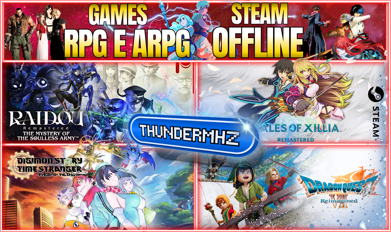 MHZ Jogos Steam Offline PC - RPG/JRPG/Estratégia/Aventura/Indies 02