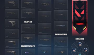 Conta valorant nova 5 skins peak elo platina sem elo