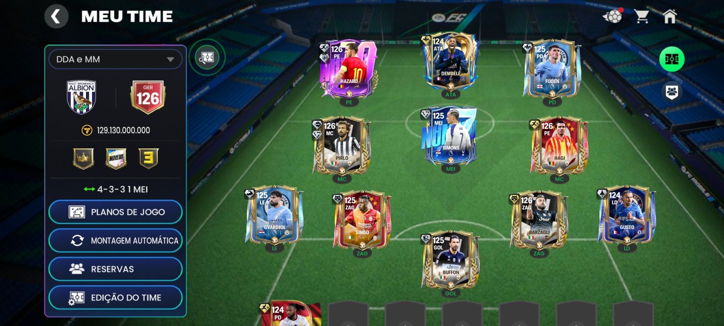 CONTA FC MOBILE RECHEADA DE FRAGMENTOS