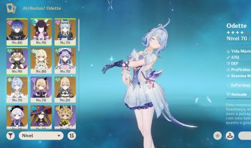 Conta com time Premium do Flins, Odette, Mizuki c1