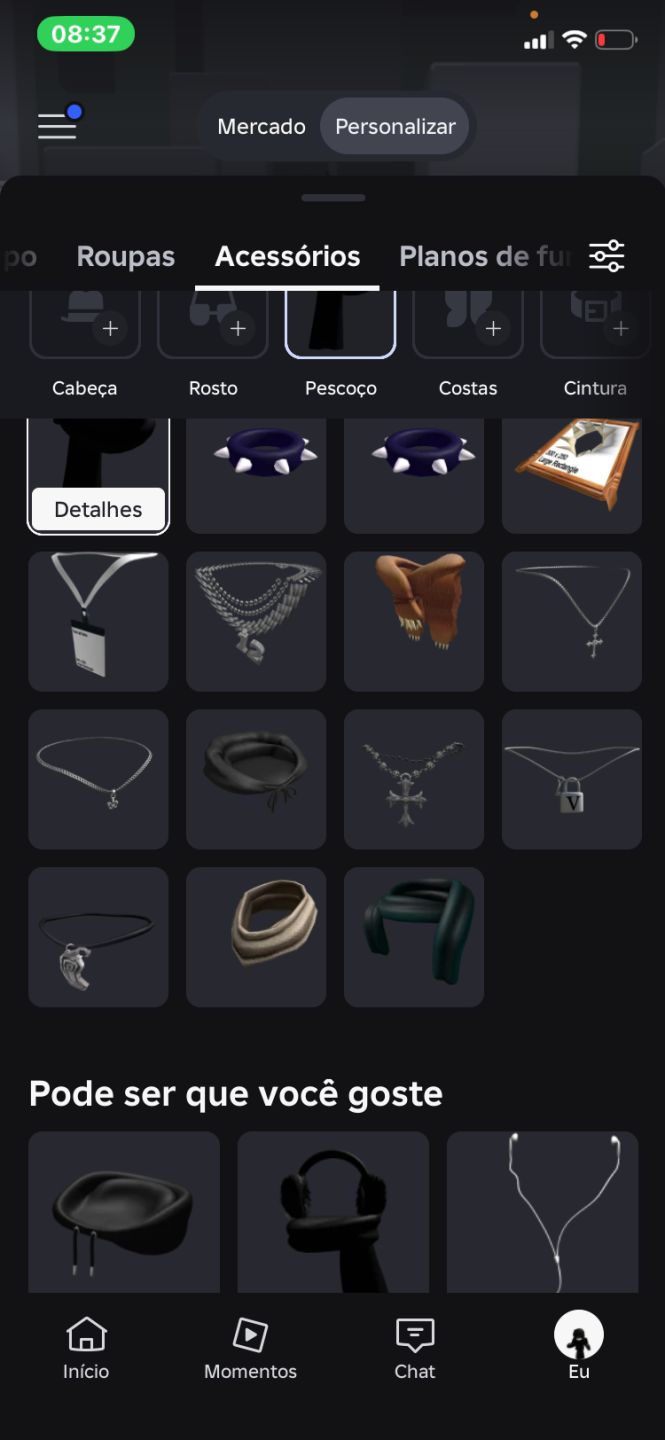 Conta roblox