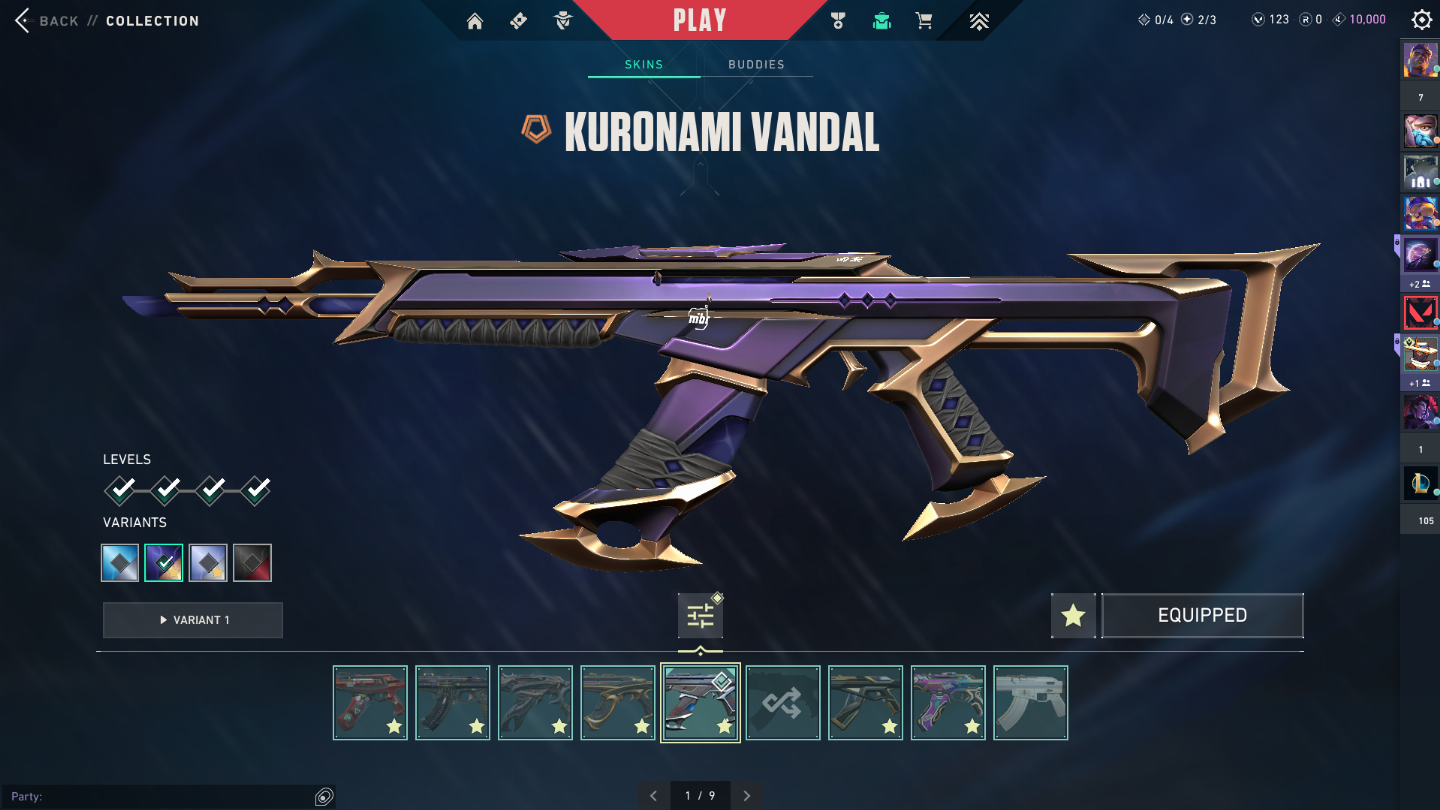 CONTA DO VALORANT COM MAIS DE 20 SKINS EXCELENTES