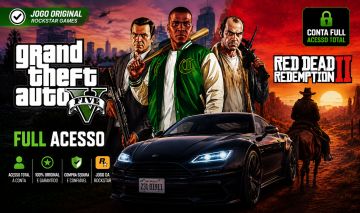 Contas GTA V e RDR2 Full acesso (Rockstar)