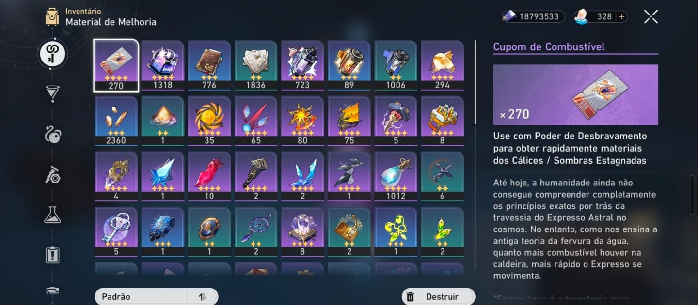 Promoçao Conta End Game Honkai Star Rail. FULL Build